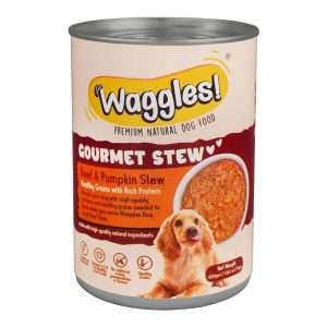 Waggles Adult with Beef & Pumpkin Stew - 400gm