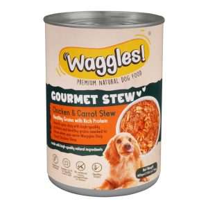 Waggles Adult with Chicken & Carrot Stew Tin - 400gm
